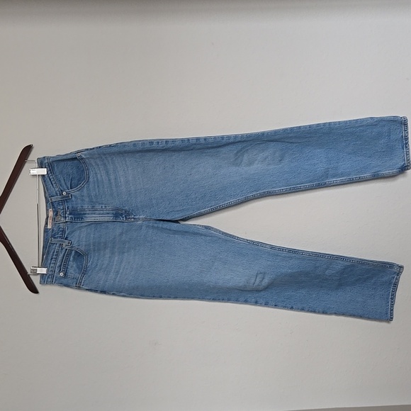 Levi's Premium 70s High Slim Straight Light Wash Blue Jeans Size 30 - Picture 4 of 10